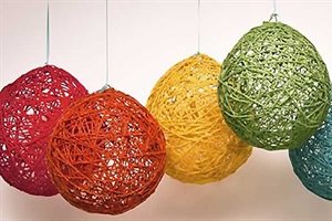 Making String Ball Decorations