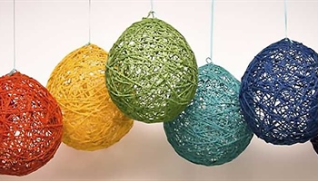 Making String Ball Decorations